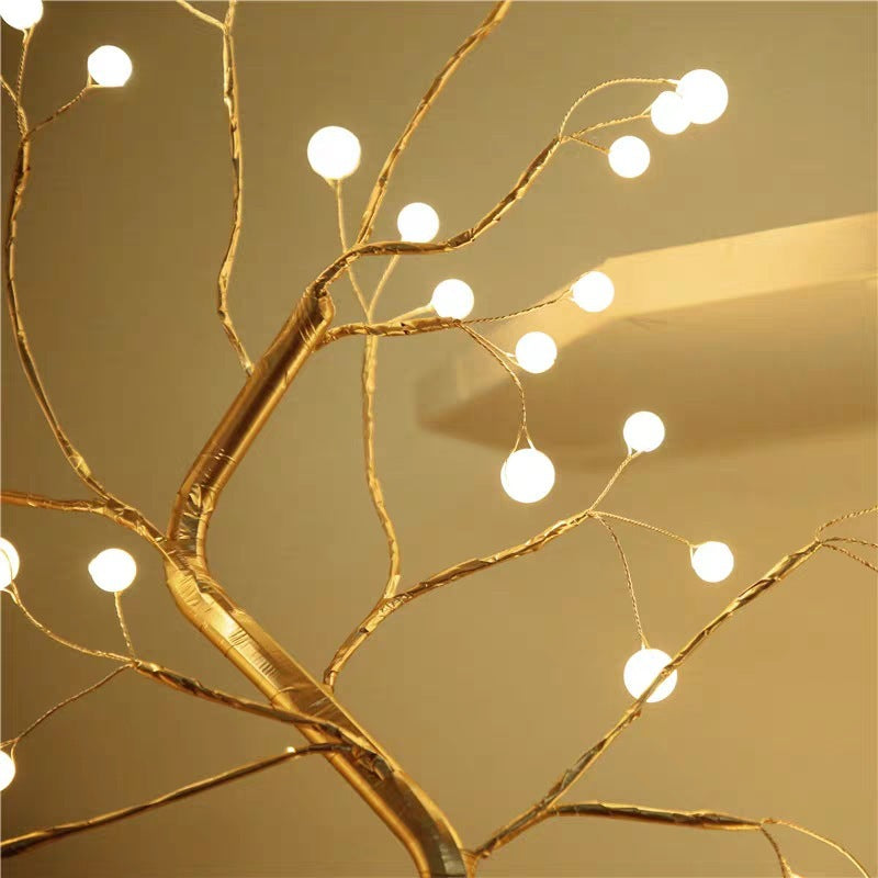 LED Copper Wire Light – Nordic Bedroom & Room Decoration Lamp