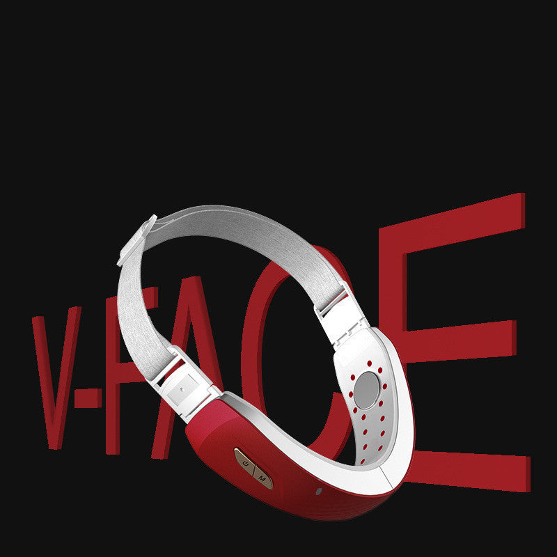 V-Shaped Face Lifting Device – Vibrating EMS Skin Firming & Anti-Aging Tool