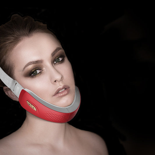 V-Shaped Face Lifting Device – Vibrating EMS Skin Firming & Anti-Aging Tool