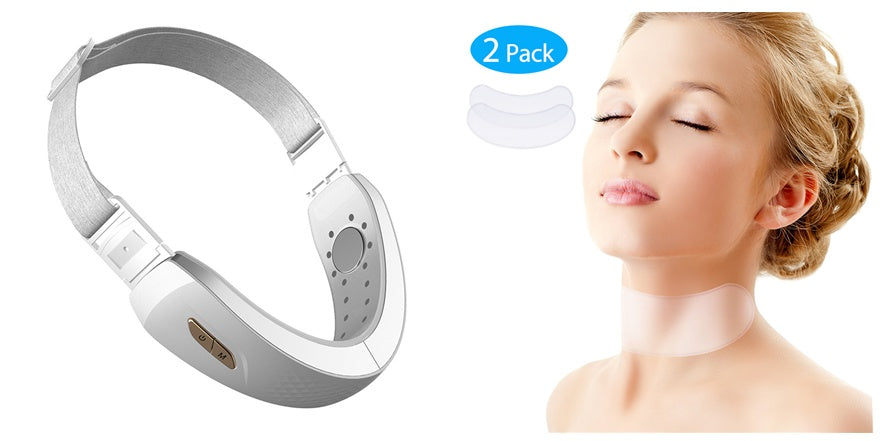 V-Shaped Face Lifting Device – Vibrating EMS Skin Firming & Anti-Aging Tool
